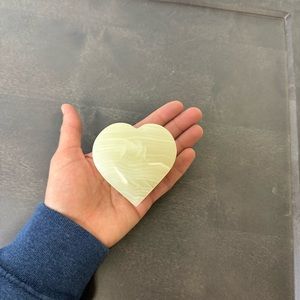 Heart shaped Onyx stone Paper weight/home decor